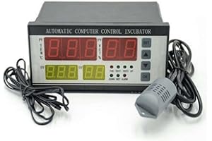 CFOPIRYX XM-18 Egg Incubator Temperature Controller Thermostat Full Automatic Control System Egg Incubator Machine with Temperature Humidity Sensor Probe (220V)