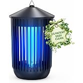 Flyghost Bug Zapper Outdoor, Mosquito Zapper, Electric Fly Traps Waterproof 20W Lamp Electric Fly Insects Traps for Patio, Garage, Backyard, Porch, Indoors