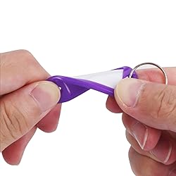 Cuttte 66 Pack Plastic Key Tags, Key Labels with