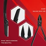 OWill Manicure Set 18pcs Nail Clippers Pedicure Kit Black Red brand view 3