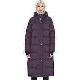Orolay Women's Maxi Puffer Jacket Winter Warm Down Coat Casual Loose Jacket with Detachable Hood