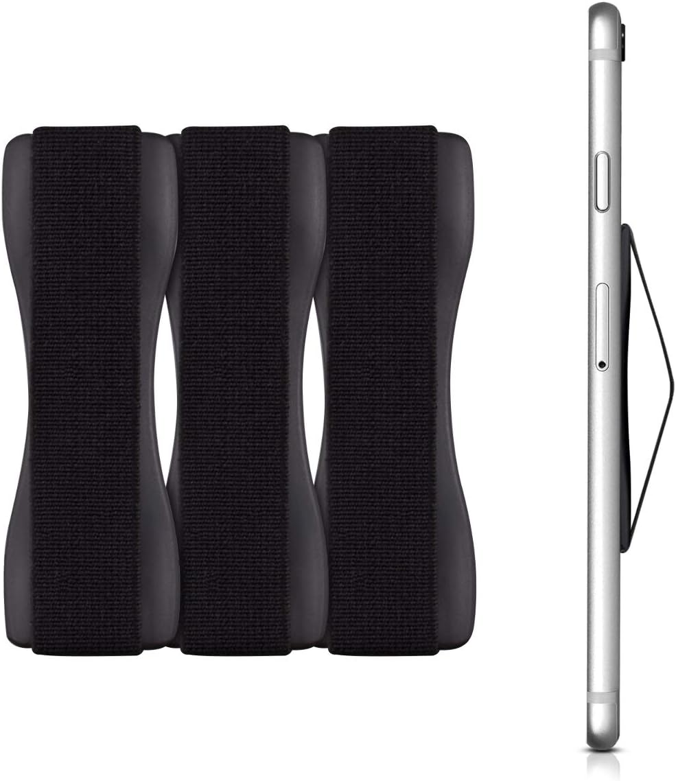 Amazon Kwmobile 3x スマートフォン フィンガーホルダー 落下防止 片手 ゴムバンド スマホ 操作 バンド グリップ 便利なセット 対応 Iphone Galaxy Xperia Moto Aquos など ホールドリング 通販