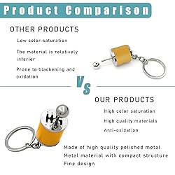 Kewucn Car Shifter Gear Keychain, Creative 6 Speed