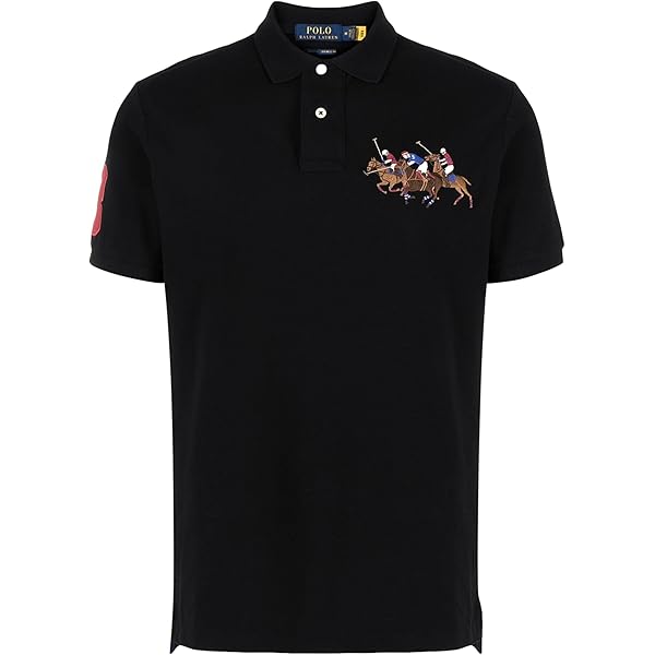 POLO RALPH LAUREN Men's Big Pony Classic Fit Mesh Polo Shirt (M