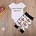 Newborn Baby Boy Girl 2Pcs Clothes Set Letter Romper Tops and Legging Pants Outfit