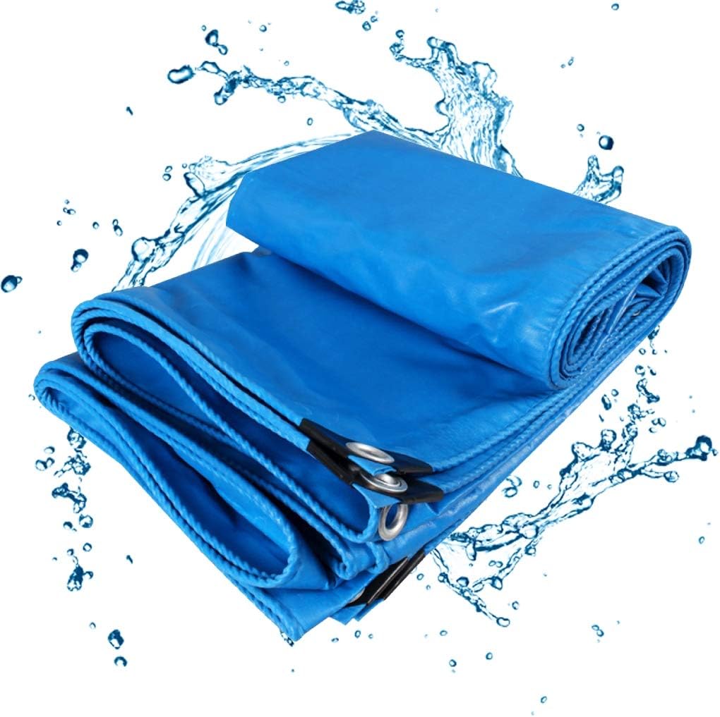BAOFI Tarps Heavy Duty Waterproof, 17mil Blue Tarp Cover Waterproof