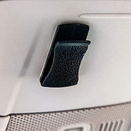 Amazon Zyhw 眼鏡ホルダー 車のチケットカードクリップ サングラスケース カードチケットカードクリップ 2個パック ブラック カーアクセサリ 車 バイク