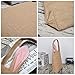 KEFAN 3 Pack Easter Bunny Bags Easter Bunny Baskets Jute Burlap Bunny Ear Tote Bags
