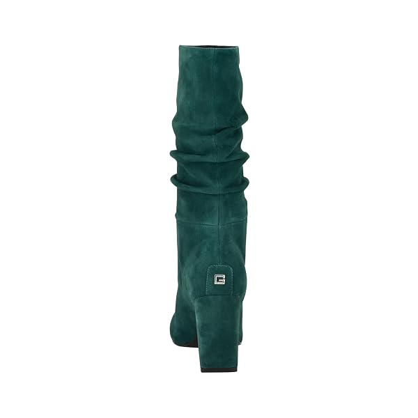GUESS WOMEN’S YEPPY BOOT, GREEN SUEDE 310, 7