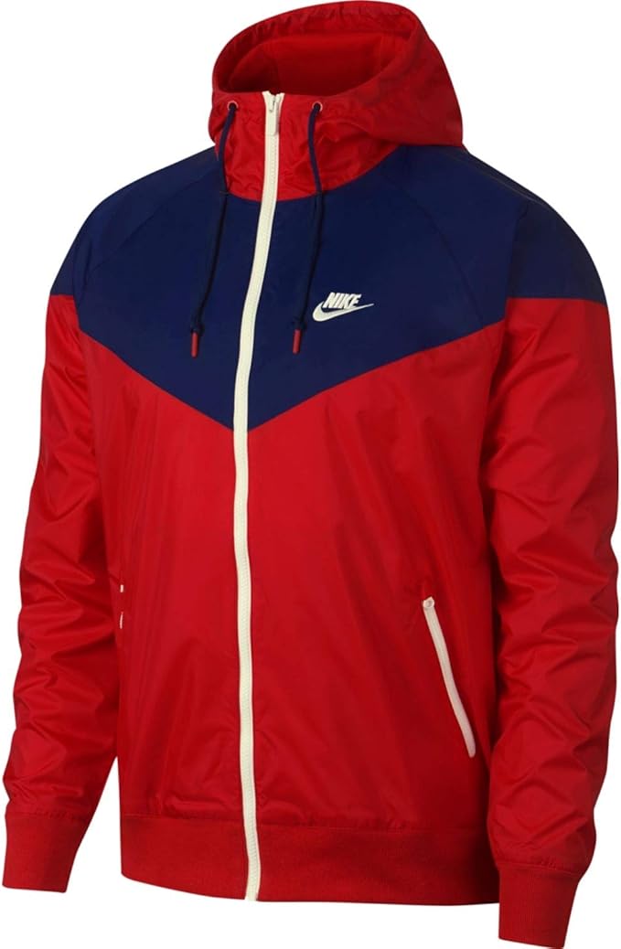 red blue white nike windbreaker