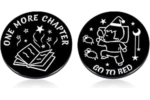 VANLOVEMAC Funny Decision Coin Book Lovers Gifts for Women Teen Boys Girls Birthday Easter Basket Stuffers for Women Men Teenage Readers Gift for Son Daughter Best Friend Valentines Day Gift for Men Husband