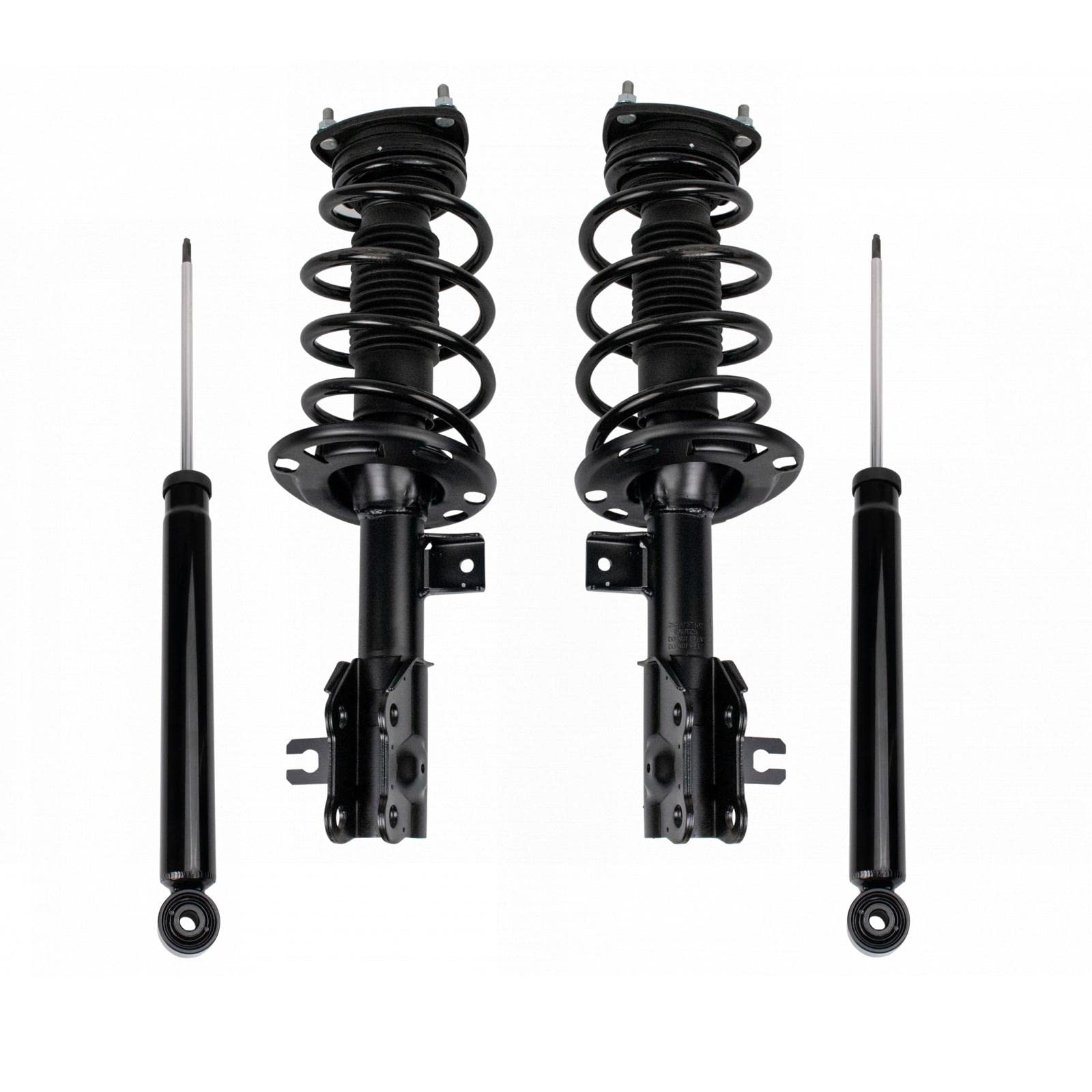 Photo 1 of TRQ Front and Rear Complete Strut Assembly & Shock Absorber Kit Complete Strut & Coil Spring Assembly Compatible with 2014-2017 Mazda 6