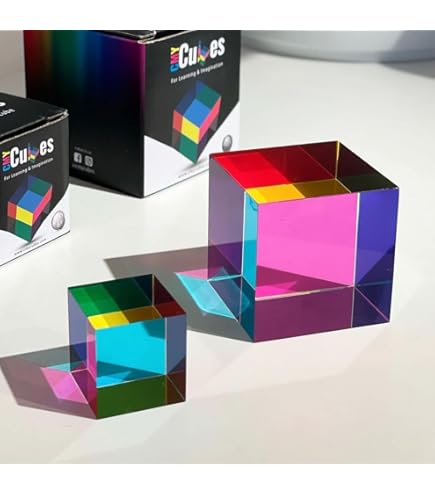 Amazon.com: CMY Cubes Original (50mm) - Cyan, Magenta & Yellow