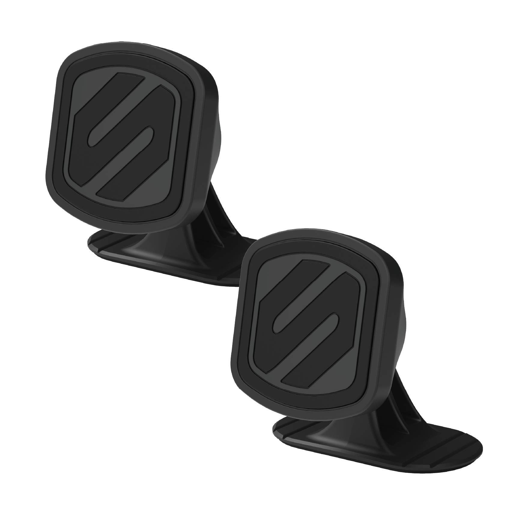 Scosche MMD-2PKXCES0 MagicMount Select Universal Magnetic Phone, GPS Horizontal Dashboard Phone Holder for Car, Home or Office, Black (Pack of 2)