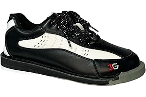 BOWLINGBALL 3G Tour X Right Handed Bowling Shoes - Black/White