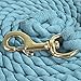Intrepid International Horse Tack - Heavy Duty Cotton Rope Lead Ropes for Horses, with Durable Brass Trigger Snap, Attaches to Halter or Harness, Soft and Comfortable Grip - 10 Feet