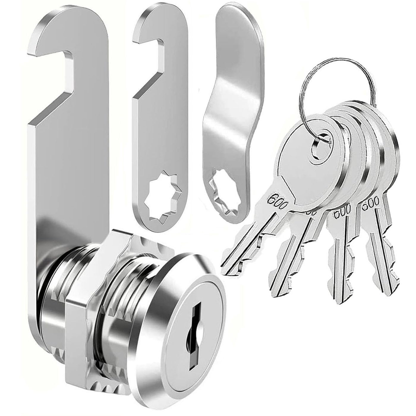 ZiYuya 16mm Mailbox Lock with Key Alike, Lock for Cabinet Cam Postbox Letterbox Drawers Dresser Cupboard Door Lever Furniture Locker Locks
