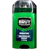 Brut Deodorant Signature Fragrance 2.7 oz / 76 g (Pack of 6)