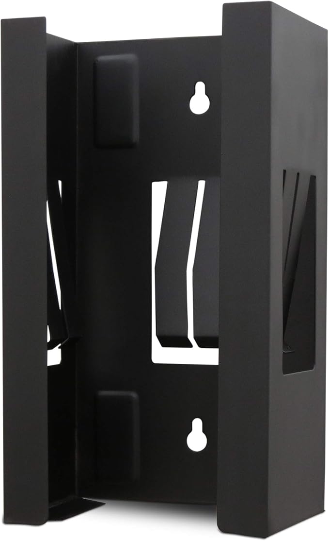 DH Specialties Glove Box Holder OrganizerBlack Wall Mount