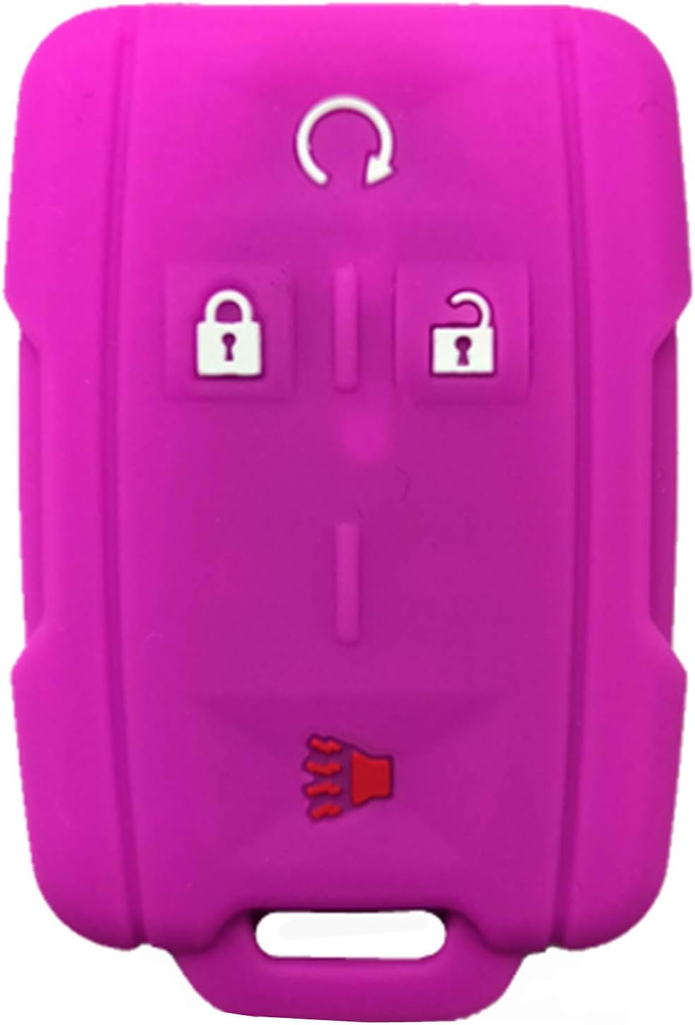 RPKEY Silicone Keyless Entry Remote Control Key Fob Cover Case Protector Replacement Fit for Chevrolet Silverado 1500 2500 HD 3500 HD Colorado Tahoe Suburban Gmc Yukon Sierra 1500 Canyon M3N-32337100