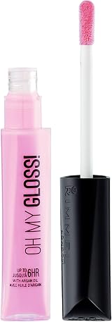 Rimmel Oh My Gloss Lip Gloss 130 Purr Glossy Cat 6.5ml Argan Oil Non Sticky