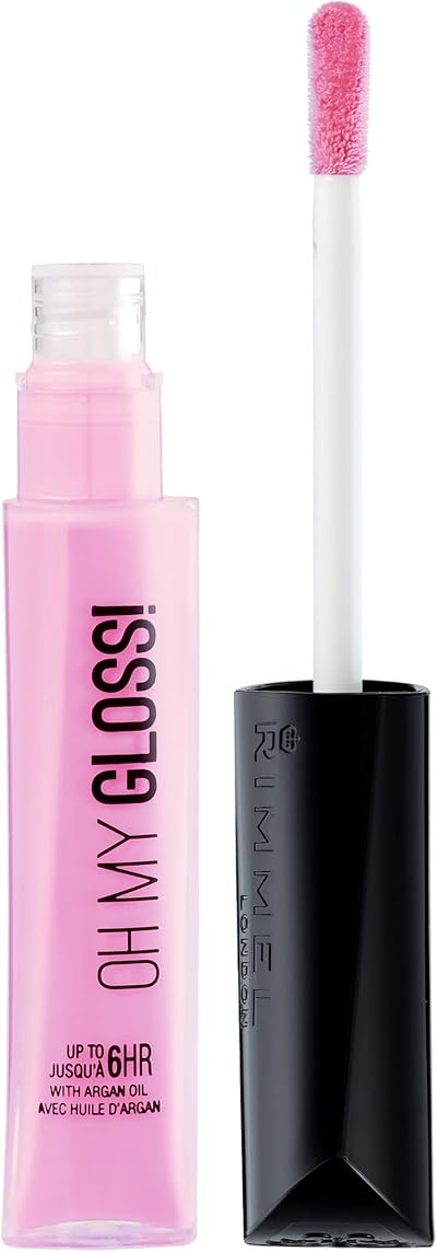 Rimmel Oh My Gloss Lip Gloss 130 Purr Glossy Cat 6.5ml Argan Oil Non Sticky
