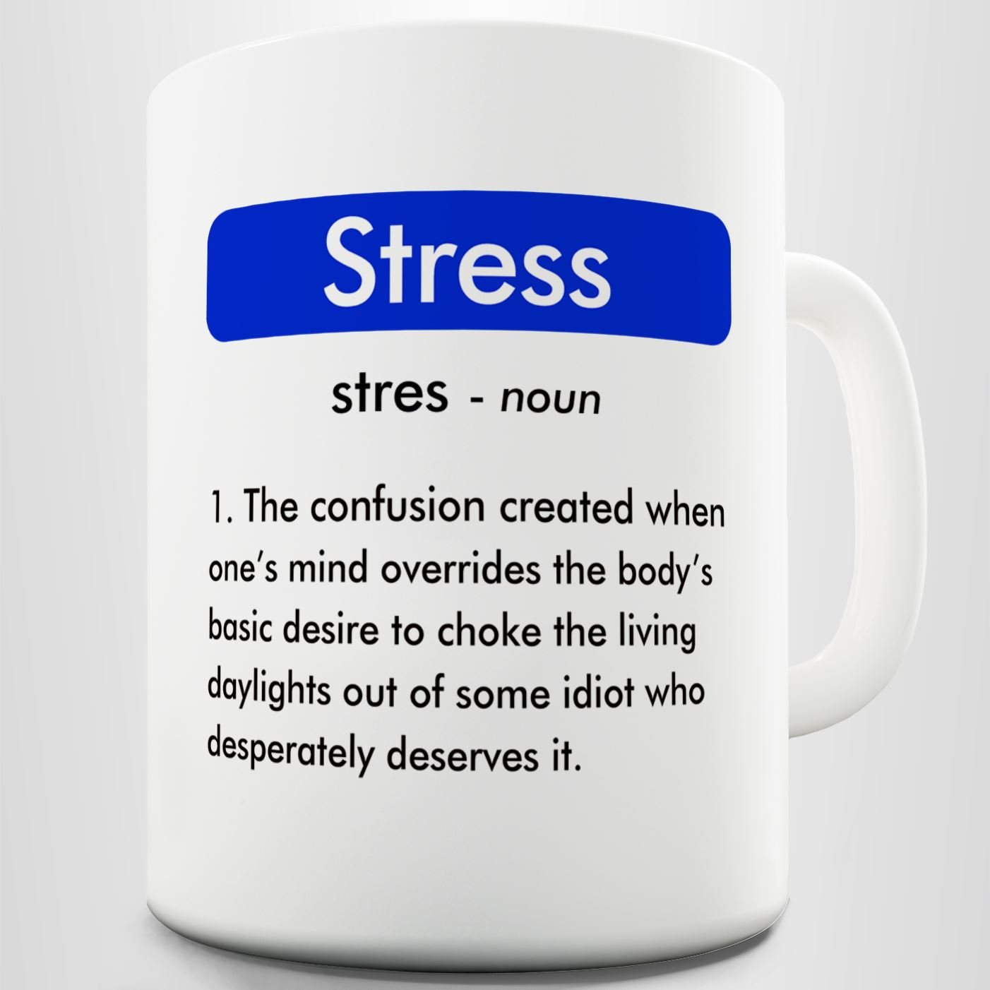 TWISTED ENVY Funny Definition Coffee Mug Meaning Of Stress Amazon co uk Kitchen Home