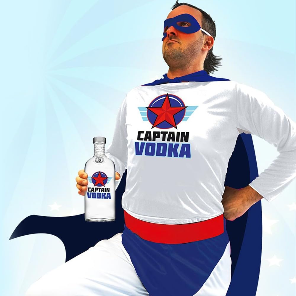 Captain Vodka Costume Adult One Size Fits All