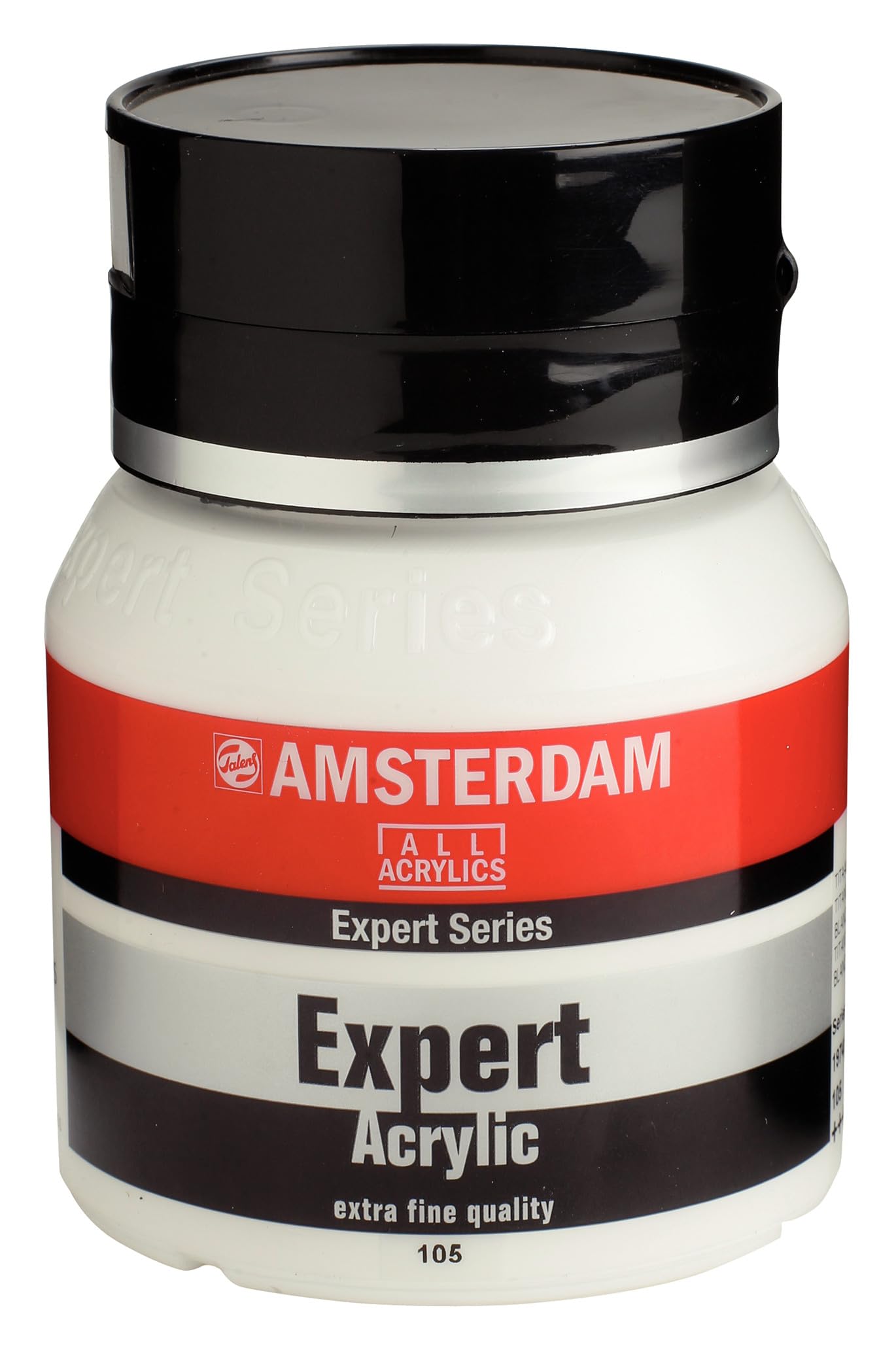 Amsterdam Expert Series Acrylic Paint - Titanium White 105-400 ml Jar - Professional Heavy Body, High Lightfastness, Odorless & Water-Based