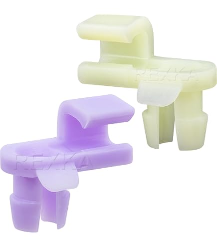 Amazon.com: Rexka 10 Sets Door Handle Lock End Rod Clips Left