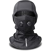 Balaclava Thermal Face Cover with Breathing Valve for Winter Cycling Skiing Snowboarding Motorcycling Men Women Warm Windproo