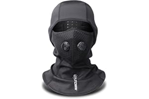 Balaclava Thermal Face Cover with Breathing Valve for Winter Cycling Skiing Snowboarding Motorcycling Men Women Warm Windproo