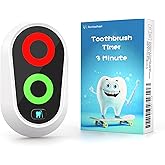 Toothbrushing Timer for Kids 2 to 3 Minutes, Funny Novelty Gift for Kids Adults, Magnetic Waterproof Timer with Color Lights 