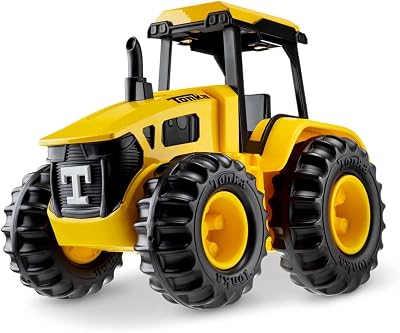 Basic Fun Tonka Steel Classics Farm Tractor Toy 11 Inch Cold-Rolled Steel