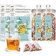 Chrysanthemum Cassia Seed Tea Bags, Chinese Liver Cleanse Detox & Repair Tea With Burdock Root Wolf-berry Honeysuckle Osmanthus Mixed Herbal Floral Tea Bags