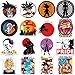 150Pcs Dragon Ball Z Laptop Stickers Anime Vinyl Sticker for Nintendo Switch Laptop Water Bottle Bike Car Motorcycle Bumper Luggage Skateboard Graffiti Cute Animal Monsters Decal Best for Kids