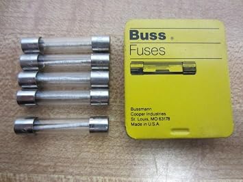 Bussann DA-3 - Fusibles para autobús, 3 A, 250 V, DA3 (5 unidades
