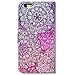 Bcov iPhone 6S Case,iPhone 6 Case, Pink Mandala Flower Card Slot Wallet Leather Cover Case for iPhone 6 6S