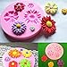 SPHTOEO 2PCS Silicone Sunflower Mold Cake Decorating Chocolate Sugar Craft Mould