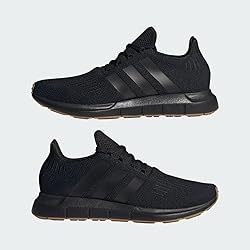 adidas mens Swift Run Core Black/Core Black/Core