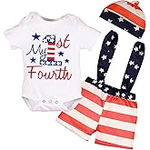 VAIZIQ Baby Boy St. Patrick's Day Outfit,New Newborn My 1st St. Patrick's Day Long Sleeved Letter Top+pants+Hat 3Pcs Set