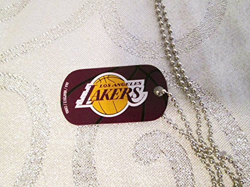 lakers dog tag