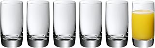 WMF Easy Plus Saftgläser Set 6-teilig, Gläser 250 ml, Kristallglas spülmaschinengeeignet, bruchsicher