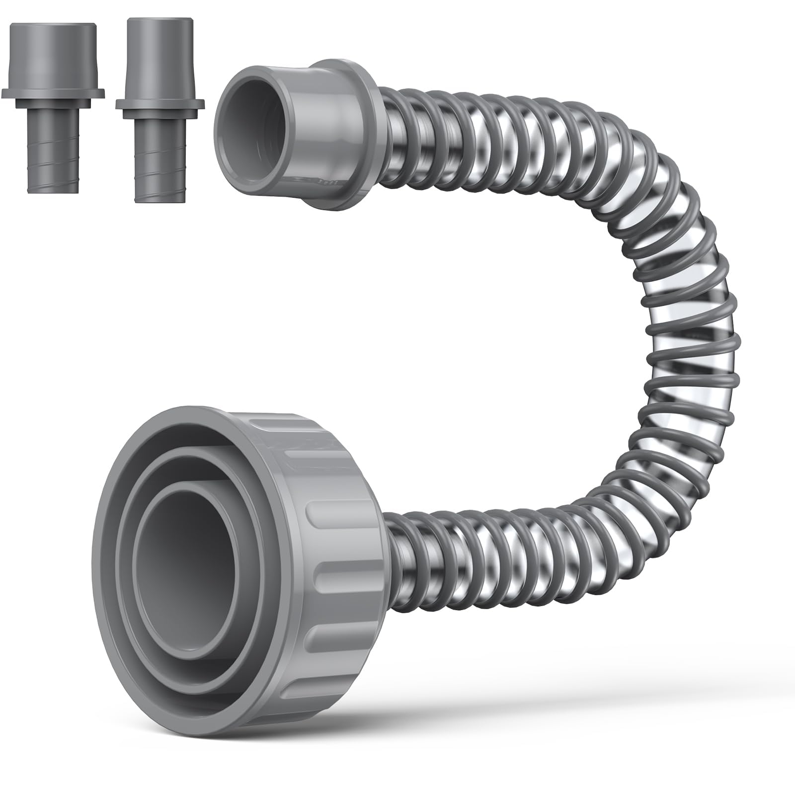 Photo 1 of AC Drain Line Cleaner, A/C Condensate Drain Line Cleaner Adapter, Universal Fit AC Drain Line Unclogger, Compatiable With Most PVC Pipe Sizes, Easy To Use, Grey