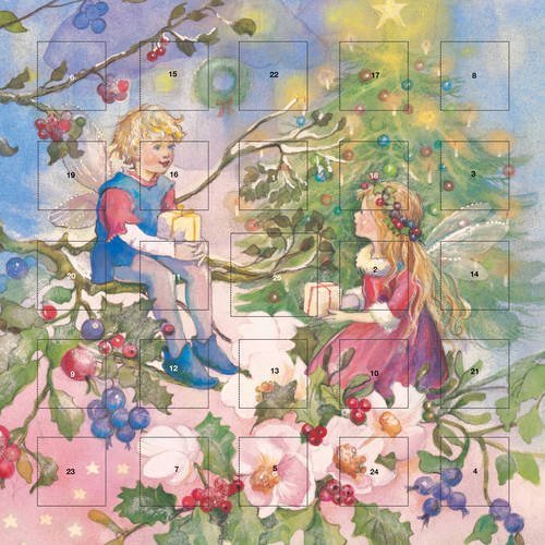 Forest Fairies Christmas Presents advent calendar (with stickers) (Flame Tree Publishing) by Flame T by 