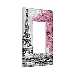 Art Watercolor Paris Eiffel Tower Light Switch