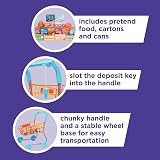 Casdon Shopping Trolley Set with Shopping for Children Colourful Black view 5