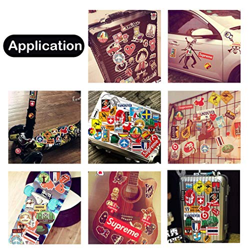 Funny Stickers Pack for Halloween Hydro Flask Laptop Car Punk Sticker Decoration 100 Pcs Luggage Skateboard Motorcycle Bicycle Decal Aesthetic Vinyl Stickers for Adults Teens Boys Girls