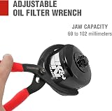 WORKPRO 300 mm Oil Filter Wrench Adjustable 60-114 mm Diamond Jaws view 3