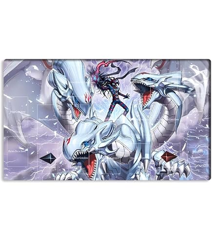 thumbnail image 2 of YGO Playmat Odd-Eyes Raging Dragon TCG CCG Pad Trading Card Game Mat 2 of 9